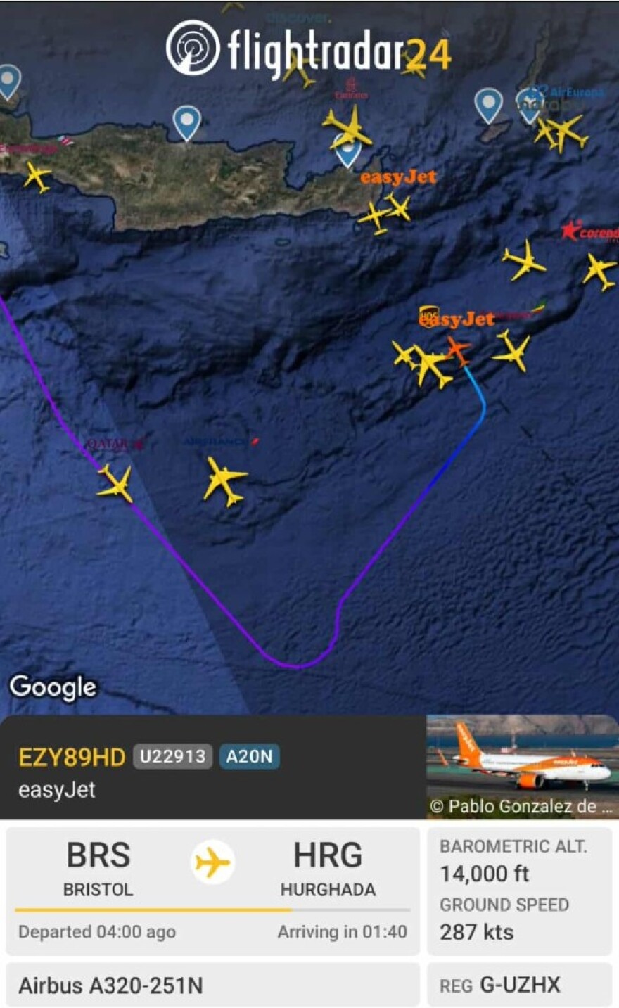 Αεροσκάφος έκανε αναγκαστική προσγείωση στο αεροδρόμιο του Ηρακλείου μετά από ξαφνική αλλαγή πορείας