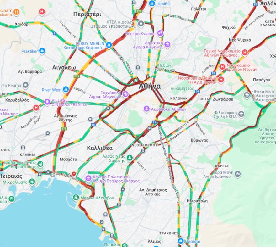 Μεγάλο μποτιλιάρισμα σε όλο το Λεκανοπέδιο για πάνω από 4 ώρες - Ομαλοποιείται σταδιακά η κατάσταση στους δρόμους 