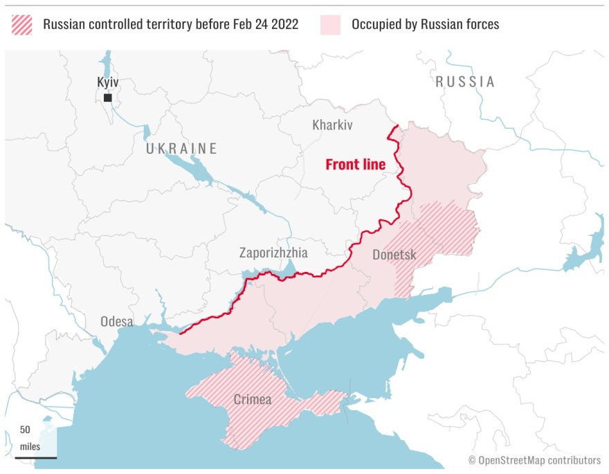 Telegraph: Ο Τραμπ ετοιμάζεται να αναγνωρίσει τα κατεχόμενα της Ρωσίας στην Ουκρανία