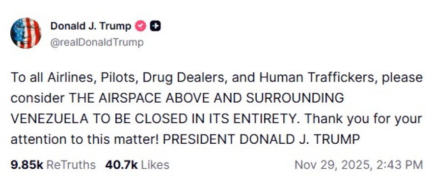 Θρίλερ στη Βενεζουέλα μετά το κλείσιμο του εναέριου χώρου από ΗΠΑ - Πληροφορίες για φυγή Μαδούρο με κρατικό αεροσκάφος