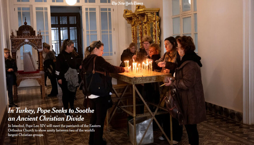  Τι σηματοδοτεί η ιστορική επίσκεψη του Πάπα Λέοντα ΙΔ' στο Φανάρι - Με μηνύματα υπέρ της ενότητας των Χριστιανών και της ειρήνης η Κοινή Διακήρυξη
