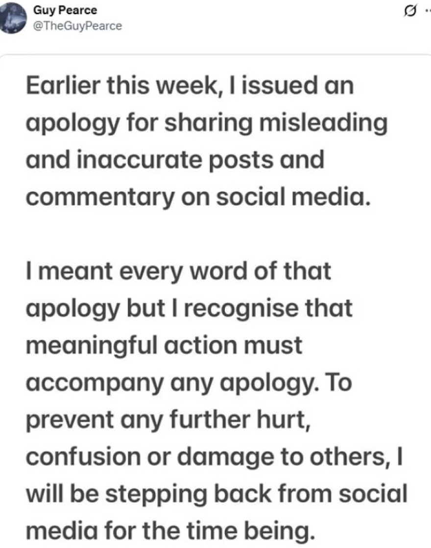 Συγγνώμη από τον Γκάι Πιρς για ανακριβείς αναρτήσεις σχετικά με το Ισραήλ - Ανακοίνωσε αποχώρηση από τα social media