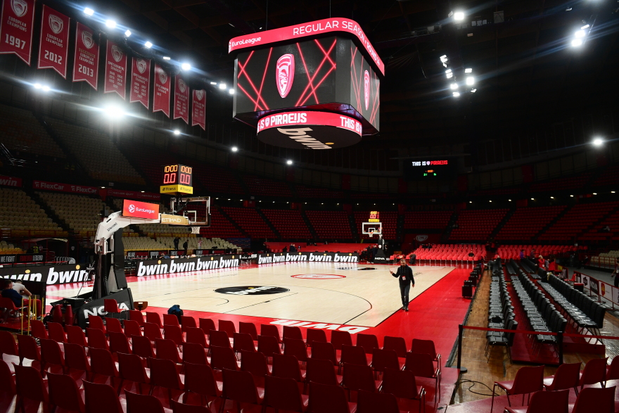 Αναβλήθηκε λόγω της κακοκαιρίας το παιχνίδι του Ολυμπιακού με τη Φενέρ στο ΣΕΦ, δείτε βίντεο 