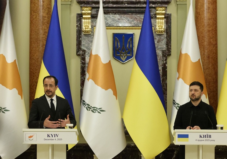 Χριστοδουλίδης από Κίεβο: Ξέρουμε τι σημαίνει εισβολή, πρώτη προτεραιότητα η στήριξη της Ουκρανίας