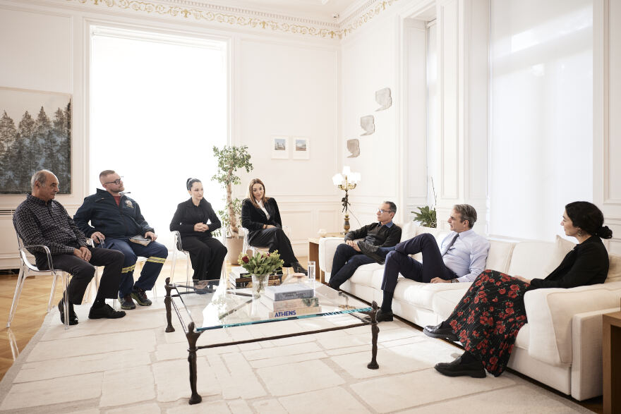 Κυριάκος Μητσοτάκης: Συναντήθηκε με εθελοντές στο Μέγαρο Μαξίμου με αφορμή τη Διεθνή Ημέρα Εθελοντισμού