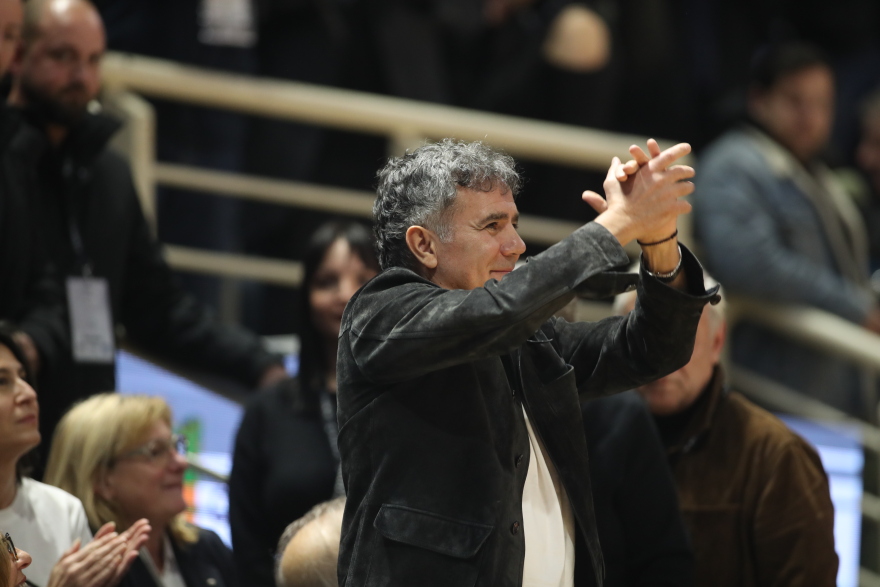 Στο «Παλατάκι» για το παιχνίδι του ΠΑΟΚ με την Πριεβίτζα ο Αριστοτέλης Μυστακίδης, δείτε βίντεο και φωτογραφίες 