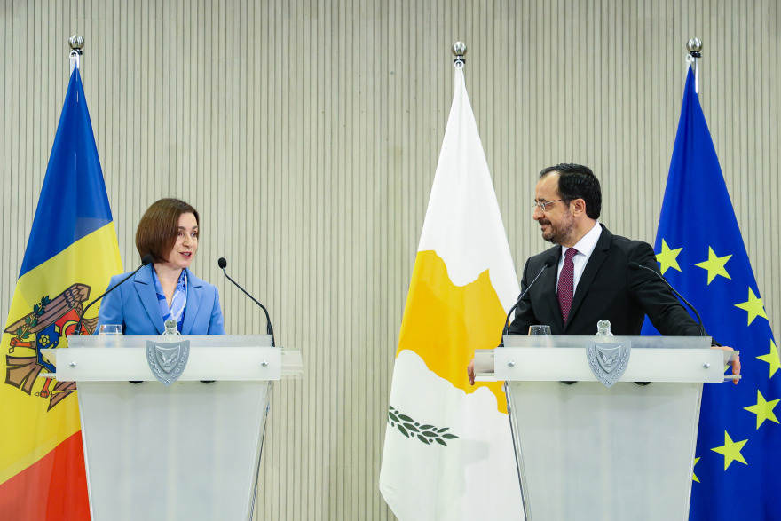 Ξέρουμε τι σημαίνει διαιρεμένη πατρίδα, είπε πρόεδρος της Μολδαβίας στον Νίκο Χριστοδουλίδη