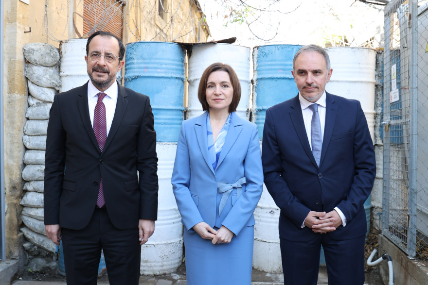 Ξέρουμε τι σημαίνει διαιρεμένη πατρίδα, είπε πρόεδρος της Μολδαβίας στον Νίκο Χριστοδουλίδη