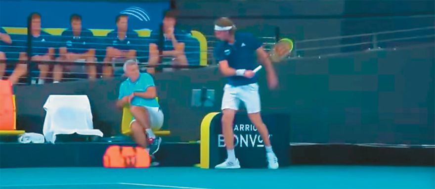 Στέφανος Τσιτσιπάς: Στον κατήφορο με 213 χλμ./ώρα 