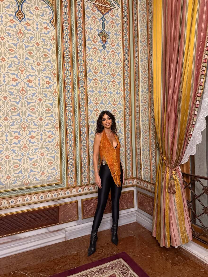 Το άλμπουμ της Ελένης Φουρέιρα από την 48ωρη απόδραση στην Κωνσταντινούπολη: Η λαγάνα με το Greece