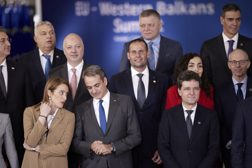 Ο Κυριάκος Μητσοτάκης στη Σύνοδο Κορυφής ΕΕ-Δυτικών Βαλκανίων - Δείτε βίντεο και φωτογραφίες