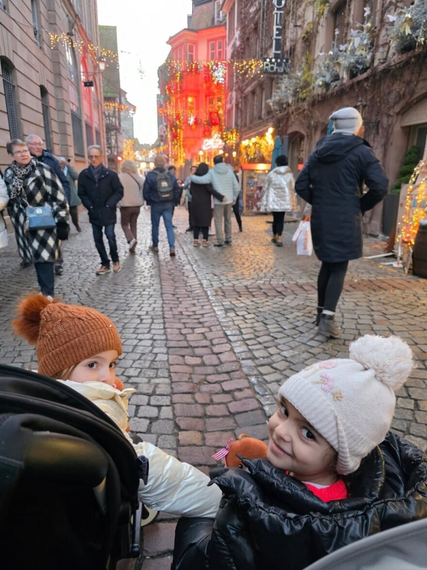 Η Βασιλική Μιλλούση δημοσίευσε φωτογραφίες από το ταξίδι της με τον Λευτέρη Πετρούνια και τις κόρες τους στο Στρασβούργο