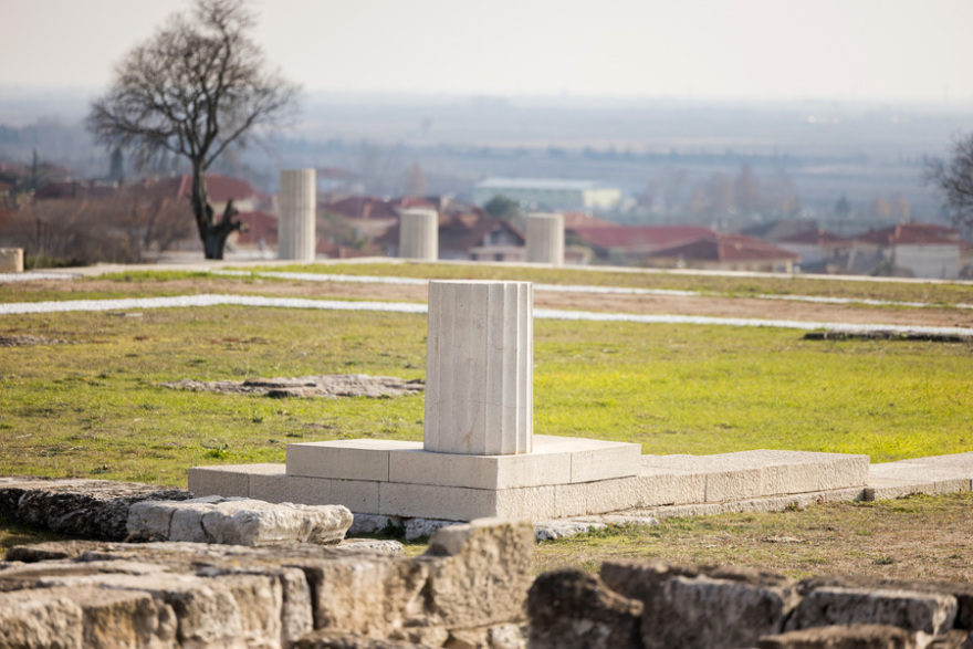 Εγκαίνια του αρχαιολογικού χώρου του ανακτόρου της Πέλλας, παρουσιάστηκαν για πρώτη φορά δύο ελληνιστικά αγάλματα