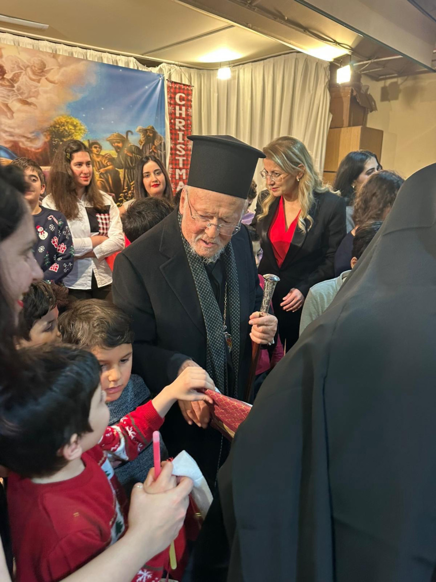Στην Χριστουγεννιάτικη γιορτή της Ιεράς Μητρόπολης Δέρκων ο Πατριάρχης Βαρθολομαίος, δείτε βίντεο και φωτογραφίες
