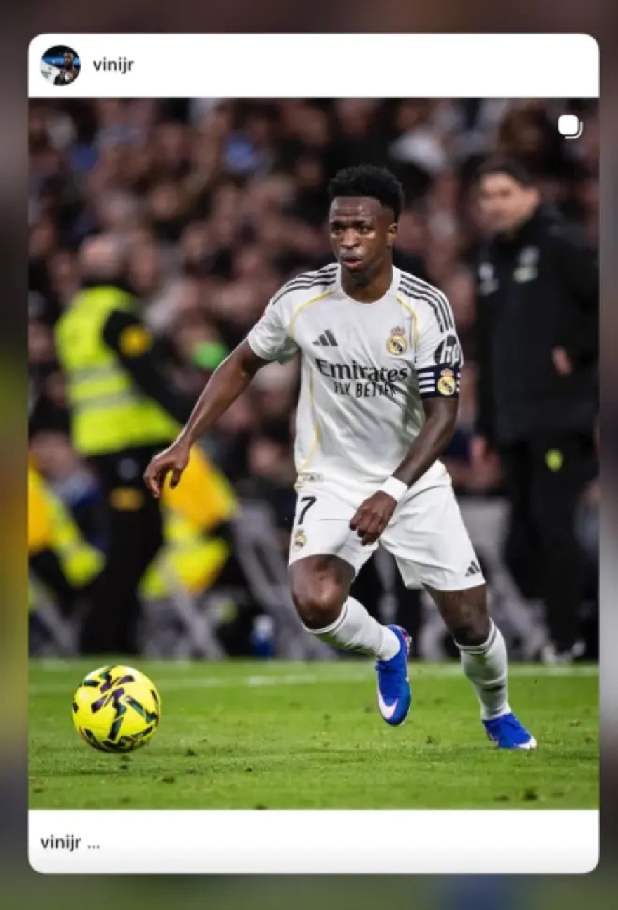 Βινίσιους: Η αλλαγή στο Instagram και η αινιγματική ανάρτησή του