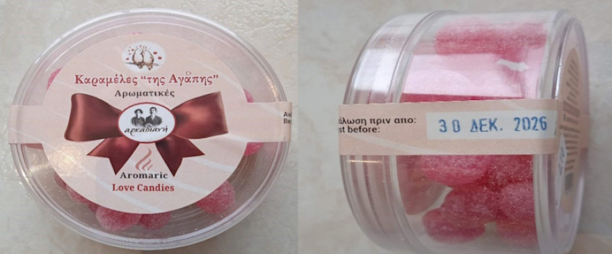 Ανακαλούνται καραμέλες από τον ΕΦΕΤ