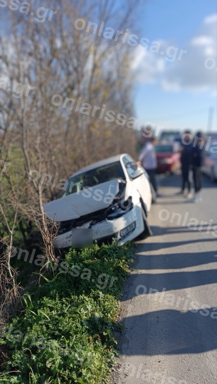 Λάρισα: Στο νοσοκομείο 22χρονη μετά από καραμπόλα τεσσάρων οχημάτων