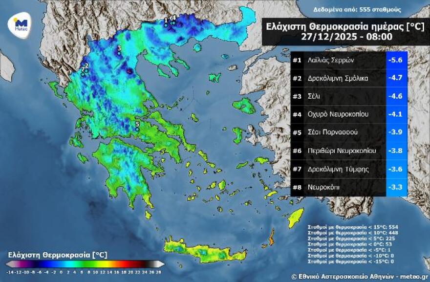 Καιρός: Θυελλώδεις άνεμοι έως 9 μποφόρ σήμερα, τι δείχνουν τα προγνωστικά μοντέλα για την Πρωτοχρονιά 

