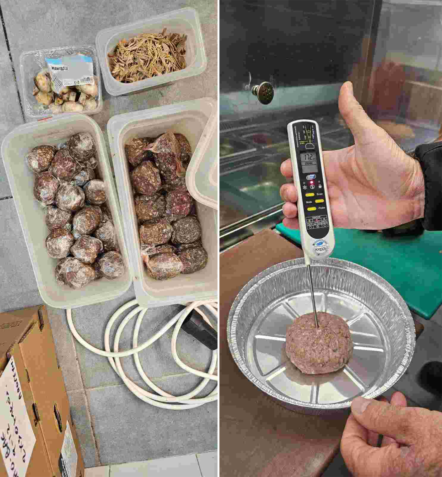 Χαλασμένα μπιφτέκια, βρώμικοι πάγκοι, άθλιες συνθήκες -  Κατασχέθηκαν 12 τόνοι ακατάλληλων προϊόντων, δείτε φωτογραφίες