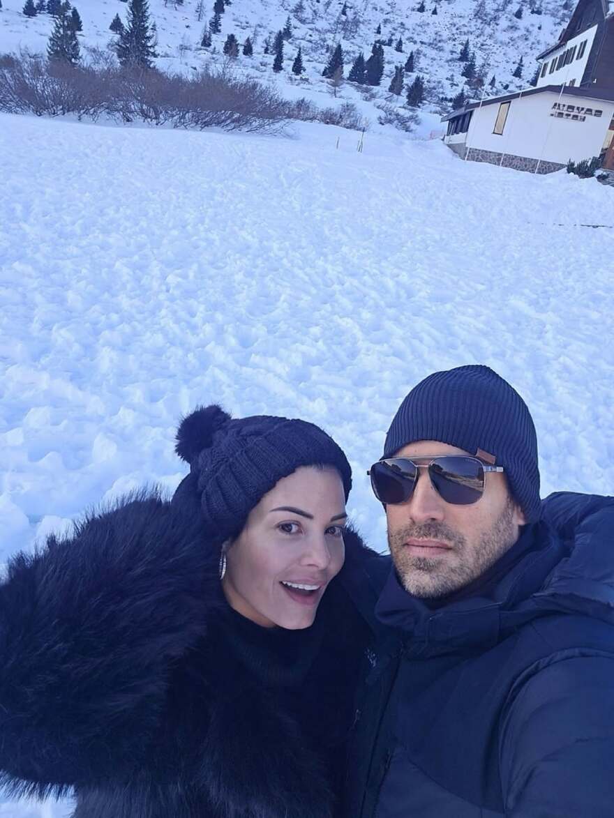 Η Μαρία Κορινθίου υποδέχτηκε το νέο έτος με τον σύντροφό της στις ιταλικές Άλπεις