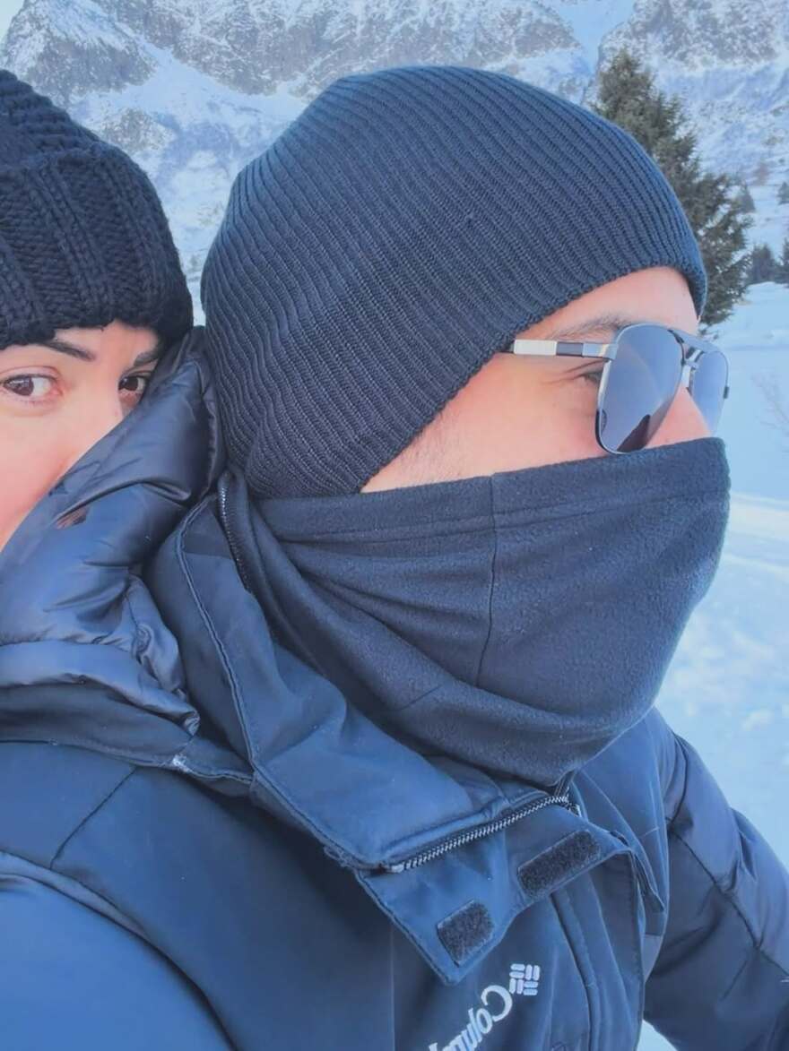 Η Μαρία Κορινθίου υποδέχτηκε το νέο έτος με τον σύντροφό της στις ιταλικές Άλπεις