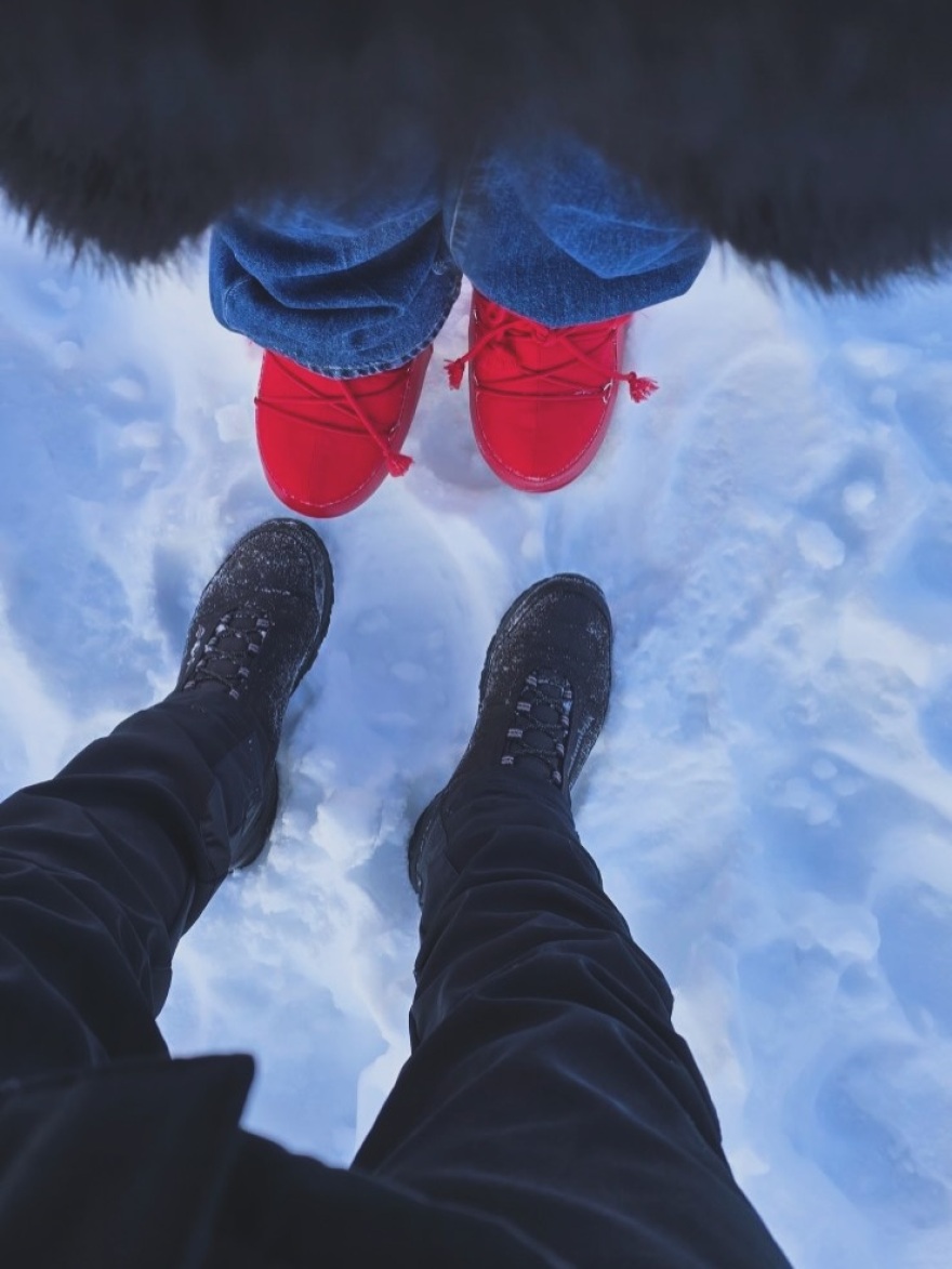 Η Μαρία Κορινθίου υποδέχτηκε το νέο έτος με τον σύντροφό της στις ιταλικές Άλπεις