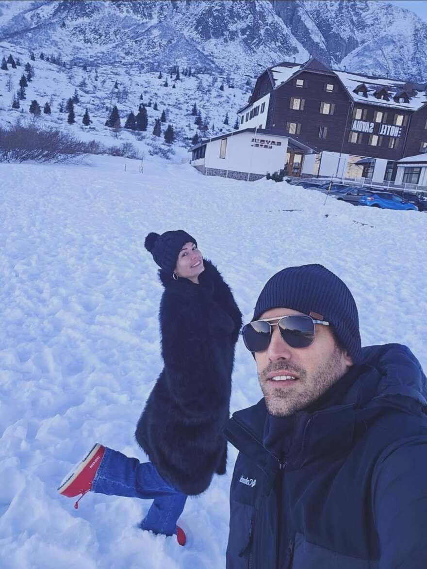 Η Μαρία Κορινθίου υποδέχτηκε το νέο έτος με τον σύντροφό της στις ιταλικές Άλπεις