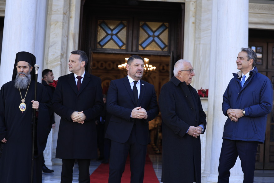 Ο πρώτος καφές του 2026 στο Κολωνάκι για Τασούλα, Μητσοτάκη, Κακλαμάνη και Γεωργιάδη, δείτε βίντεο και φωτογραφίες