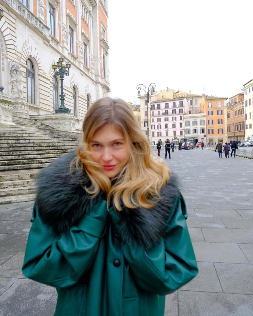 Η Κλέλια Ανδριολάτου ταξίδεψε στη Ρώμη, δείτε φωτογραφίες