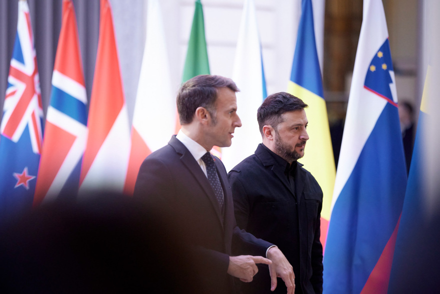 Παρόντος του Ζελένσκι η συνάντηση της Συμμαχίας των Προθύμων για την Ουκρανία στο Παρίσι, βίντεο και φωτογραφίες