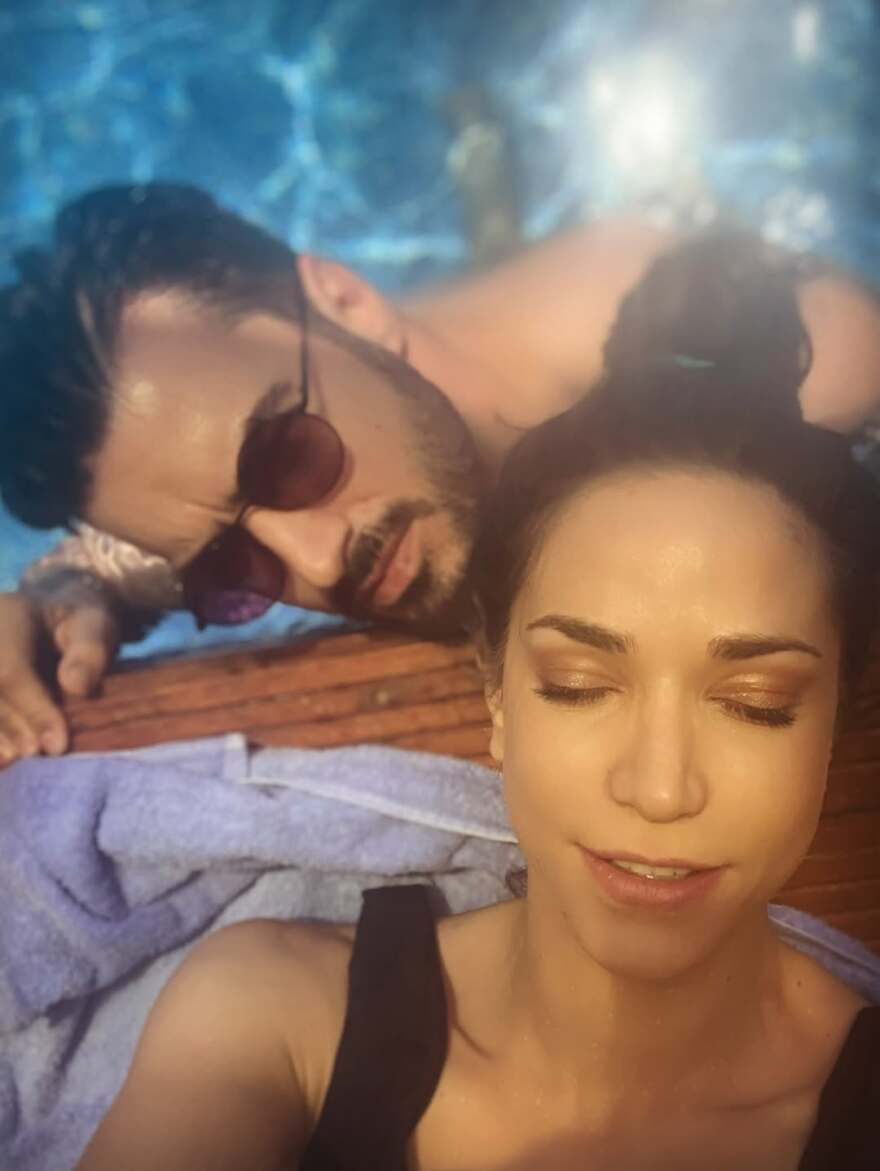 Η Κατερίνα Γερονικολού ευχήθηκε στον Γιάννη Τσιμιτσέλη για την ονομαστική του γιορτή δημοσιεύοντας κοινές τους φωτογραφίες