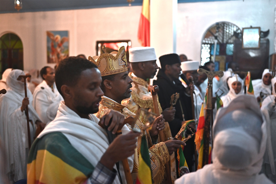 Οι Ορθόδοξοι Αιθίοπες της Αθήνας γιόρτασαν τα Χριστούγεννα στο Πολύγωνο, δείτε φωτογραφίες και βίντεο