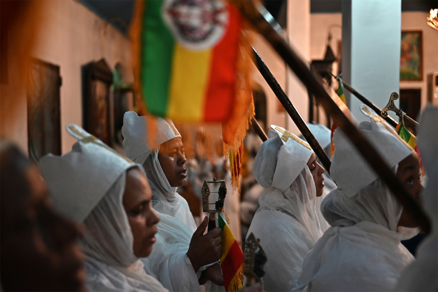 Οι Ορθόδοξοι Αιθίοπες της Αθήνας γιόρτασαν τα Χριστούγεννα στο Πολύγωνο, δείτε φωτογραφίες και βίντεο