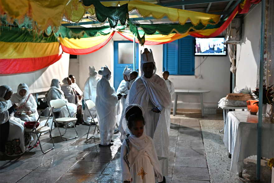 Οι Ορθόδοξοι Αιθίοπες της Αθήνας γιόρτασαν τα Χριστούγεννα στο Πολύγωνο, δείτε φωτογραφίες και βίντεο