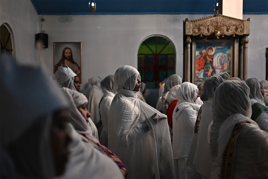 Οι Ορθόδοξοι Αιθίοπες της Αθήνας γιόρτασαν τα Χριστούγεννα στο Πολύγωνο, δείτε φωτογραφίες και βίντεο