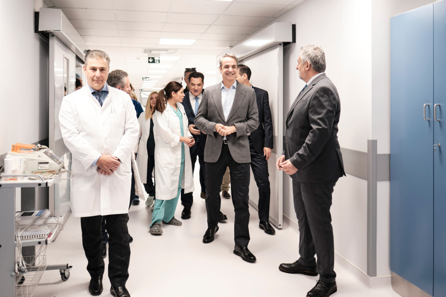 Στον Άγιο Σάββα ο Μητσοτάκης: Με την ανακαίνιση των χειρουργείων δεν θα έχουμε ουσιαστικές αναμονές για τους ασθενείς