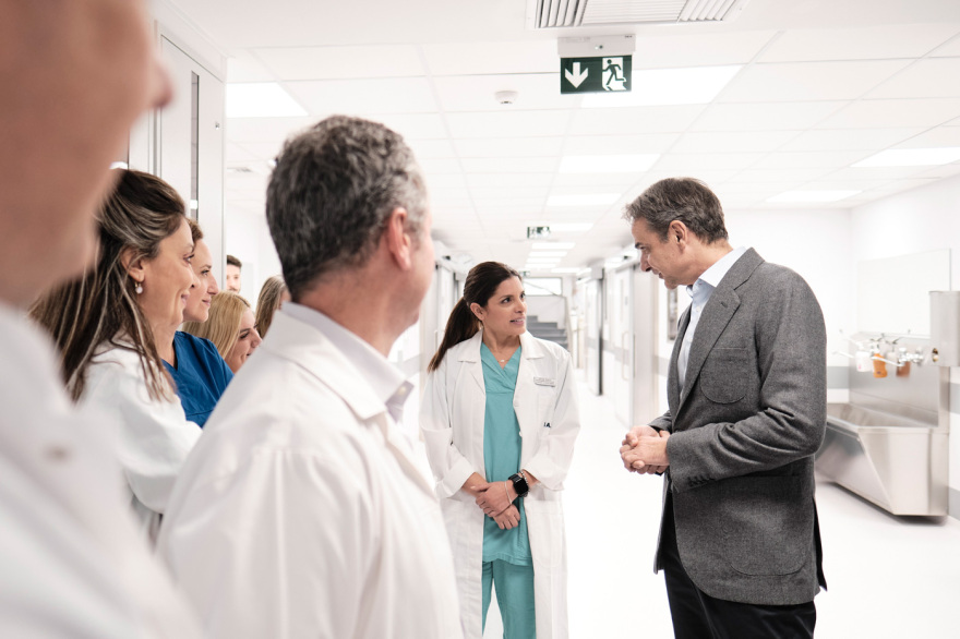 Στον Άγιο Σάββα ο Μητσοτάκης: Με την ανακαίνιση των χειρουργείων δεν θα έχουμε ουσιαστικές αναμονές για τους ασθενείς