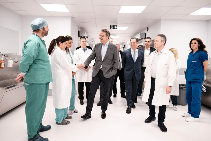 Στον Άγιο Σάββα ο Μητσοτάκης: Με την ανακαίνιση των χειρουργείων δεν θα έχουμε ουσιαστικές αναμονές για τους ασθενείς