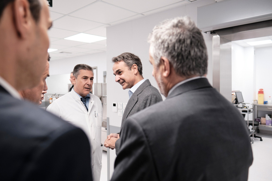 Στον Άγιο Σάββα ο Μητσοτάκης: Με την ανακαίνιση των χειρουργείων δεν θα έχουμε ουσιαστικές αναμονές για τους ασθενείς