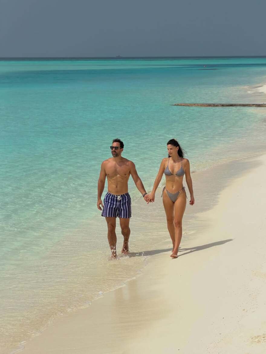 Η Χριστίνα Μπόμπα και ο Σάκης Τανιμανίδης ταξίδεψαν στις Μαλδίβες, δείτε φωτογραφίες