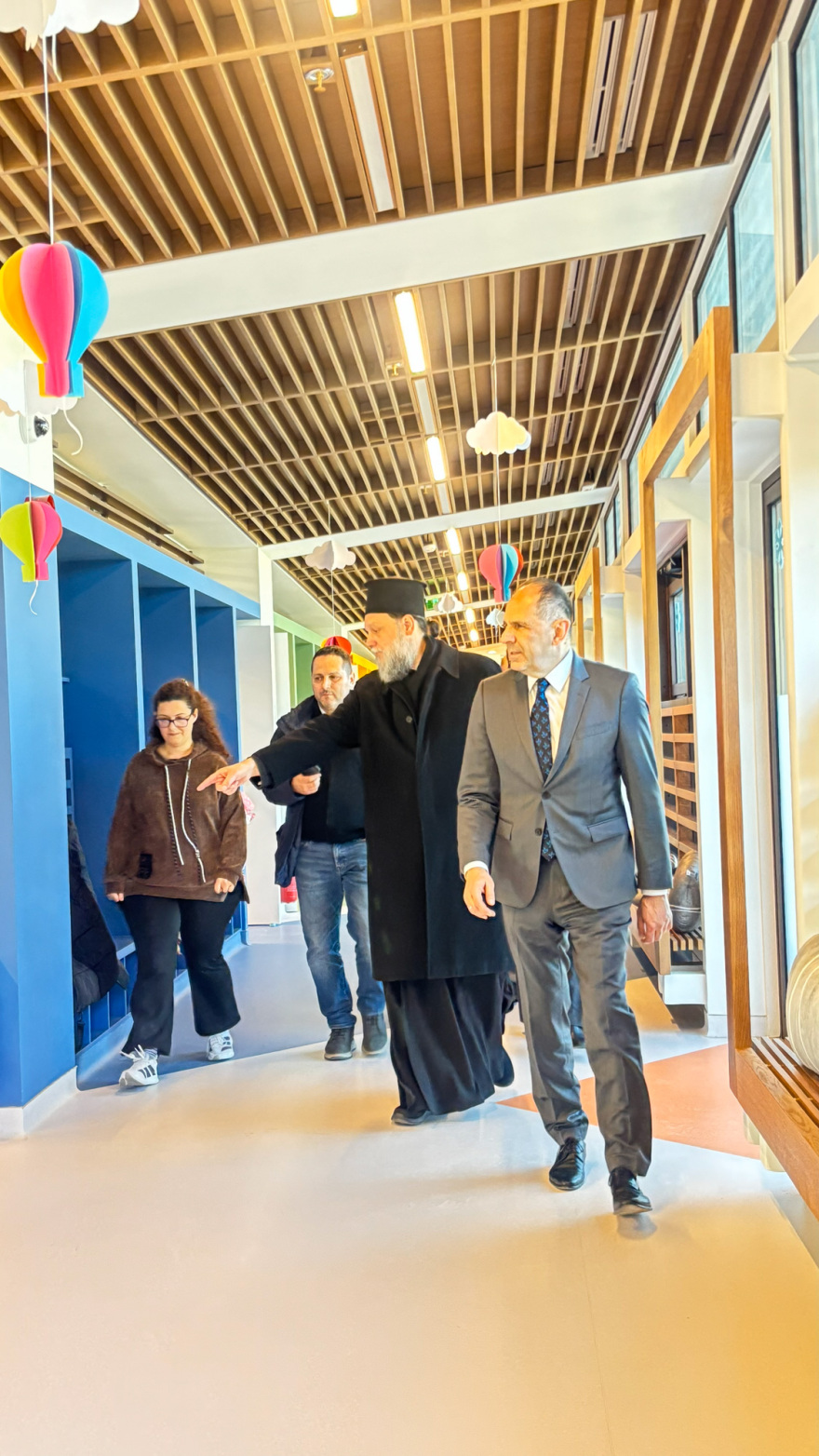 Επίσκεψη Γεραπετρίτη στο «Ιωνικό Κέντρο» της Ι.Μ. Νέας Ιωνίας