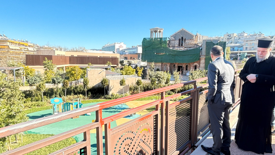 Επίσκεψη Γεραπετρίτη στο «Ιωνικό Κέντρο» της Ι.Μ. Νέας Ιωνίας