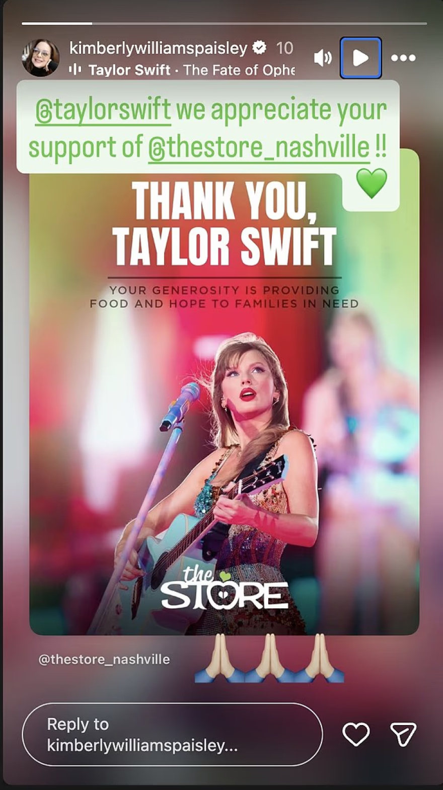 Η Τέιλορ Σουίφτ έκανε δωρεά σε κοινωνικό παντοπωλείο στο Τενεσί