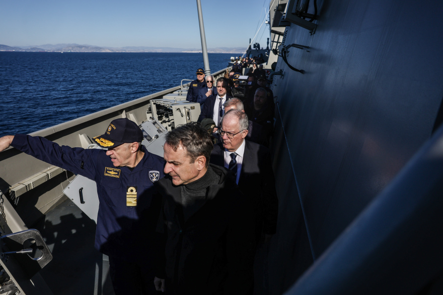 Το Πολεμικό Ναυτικό υποδέχθηκε τη φρεγάτα «Κίμων» - Μητσοτάκης: Χρέος μου να παραδώσω μία πατρίδα ασφαλέστερη απ’ ό,τι την παρέλαβα