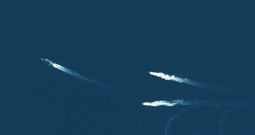 Ελληνικοί δορυφόροι κατέγραψαν από το διάστημα τη φρεγάτα Κίμων να φτάνει στην Ελλάδα, δείτε φωτογραφία