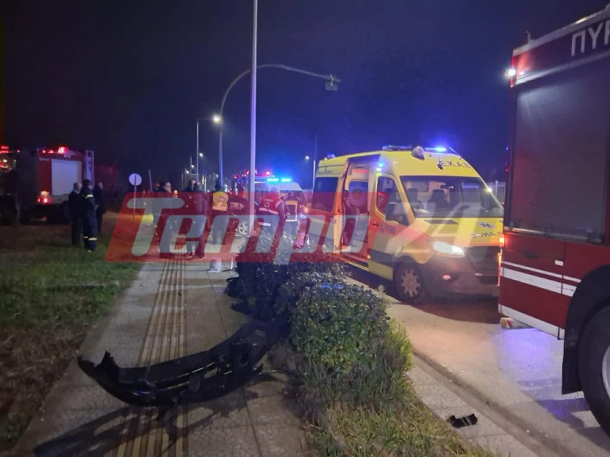 Δύο νεκροί σε τροχαίο στην Πάτρα: Αυτοκίνητο εξετράπη της πορείας του και «καρφώθηκε» σε κολώνα, φωτογραφίες