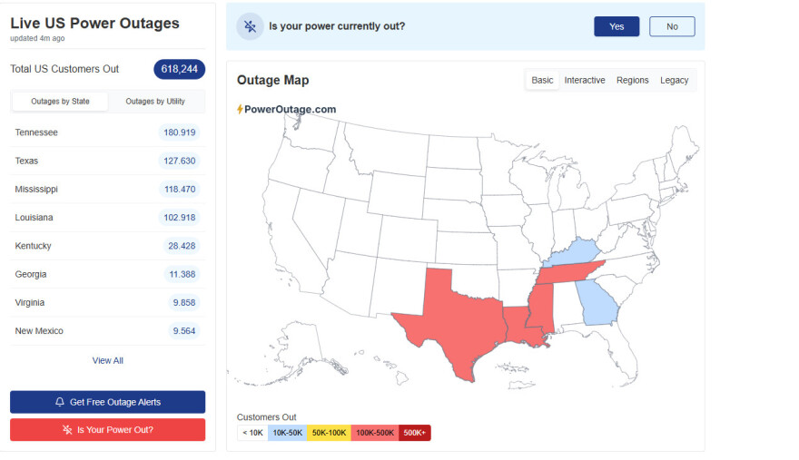 Σαρώνει τις ΗΠΑ η κακοκαιρία: Χωρίς ρεύμα πάνω από 600.000 νοικοκυριά, ακυρώθηκαν 14.800 πτήσεις, δείτε βίντεο