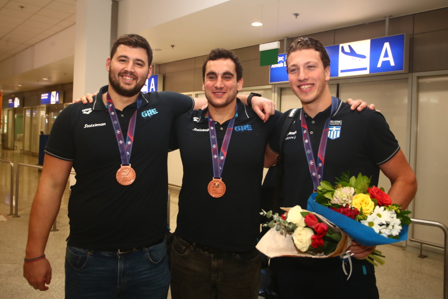 Εθνική πόλο: Επέστρεψαν με το χάλκινο μετάλλιο στο στήθος οι διεθνείς
