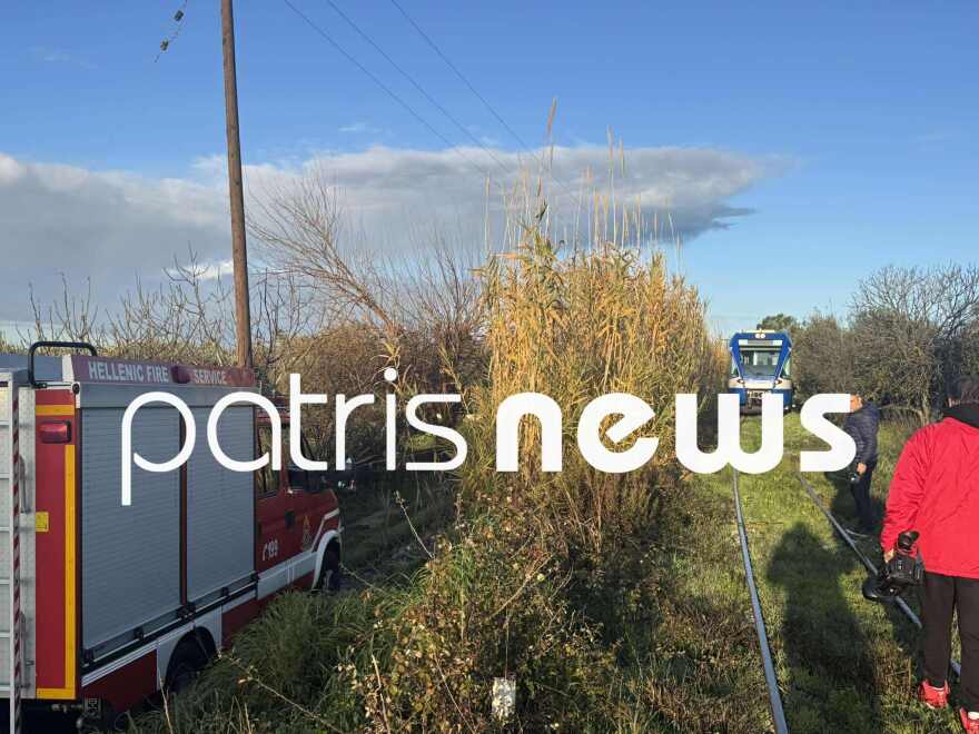 Δέντρο έπεσε σε τρένο που εκτελούσε το δρομολόγιο Πύργος – Κατάκολο, στο Νοσοκομείο ο μηχανοδηγός 