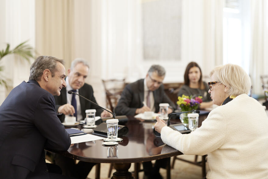 Συνάντηση Μητσοτάκη με τη Γαλλίδα υπουργό Άμυνας: Επί τάπητος η ανανέωση της Στρατηγικής Εταιρικής Σχέσης